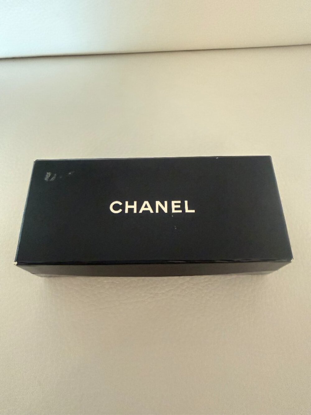 Authentic CHANEL Empty Box For Sunglasses black 6.25" x 1.75"